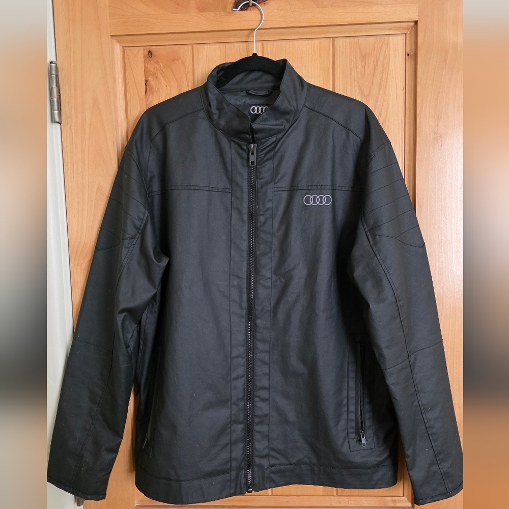 Men's Audi Black Racing Jacket